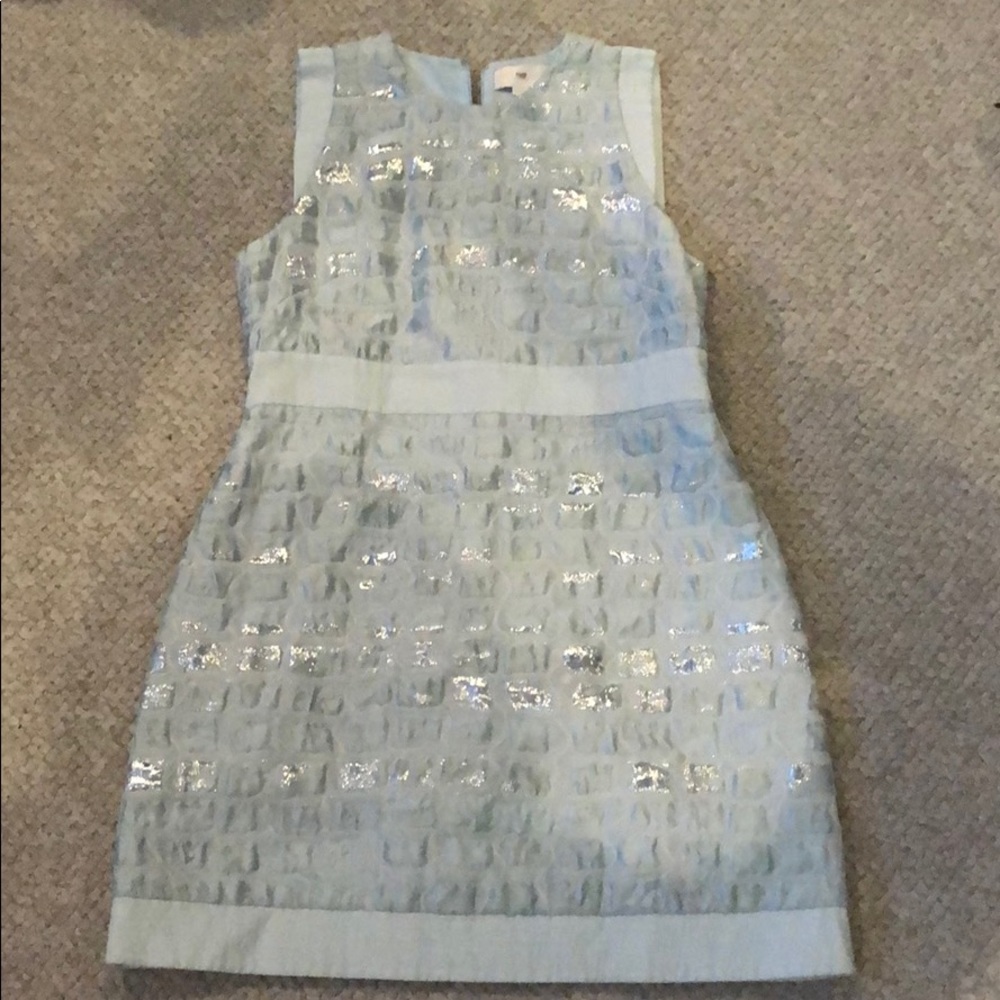 Light blue with shimmer dress